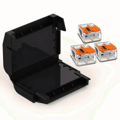 CELLPACK Verbindungsmuffe EASY-PROTECT 632 | Gelgefüllt | WAGO 221 | 3-polig | 0,5–6 mm² | Halogenfrei