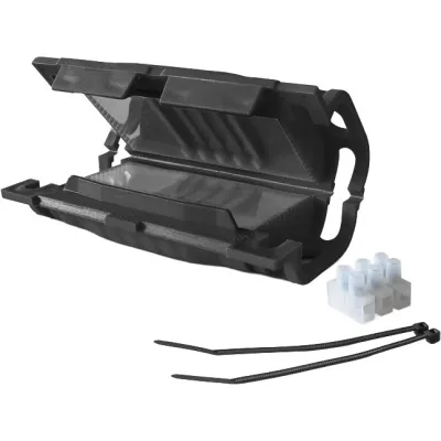 Cellpack Gel-Verbindungsmuffe EASY 2 V | 3-polig | 1,5–2,5 mm² | UV-beständig | für Innen & Außen | Schwarz