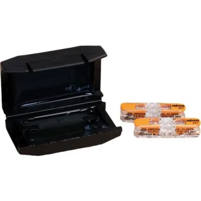 CELLPACK Verbindungsmuffe Gelbox EASY-PROTECT Inline 2x0,2-4mm² | für WAGO COMPACT | Feuchtigkeitsschutz | halogenfrei