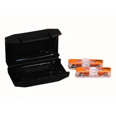CELLPACK Verbindungsmuffe Gelbox EASY-PROTECT Inline 2x0,2-4mm² | für WAGO COMPACT | Feuchtigkeitsschutz | halogenfrei