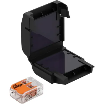 Cellpack Verbindungsmuffe Gel EASY-PROTECT 112 | WAGO 221-412 | Feuchtigkeitsschutz | 2x 0,2–4mm² | IPX8 | halogenfrei