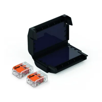 Cellpack Gelbox EASY-PROTECT 222 | 407860 | Feuchtigkeitsschutz für WAGO 221 Klemmen | 4x 0,2-4 mm² | Gel | Schwarz
