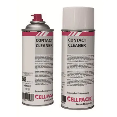 CELLPACK Kontakt-Spray Contact Cleaner 400ml 124024 | Reinigungsspray Elektronik | entfernt Staub, Öl, Feuchtigkeit