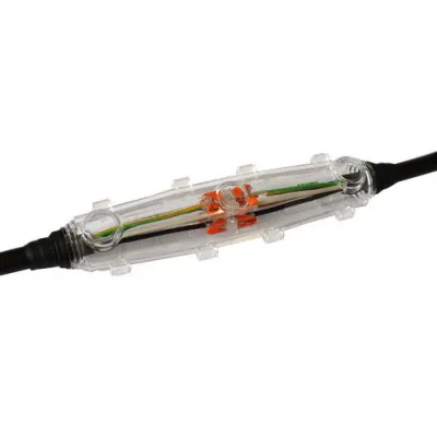 Cellpack Gießharz-Verbindungsmuffe M 1 EG V/WAGO | 5-polig | 0,5–4 mm² | wasserdicht | WAGO 221 | 0,6/1 kV | für N(A)YY