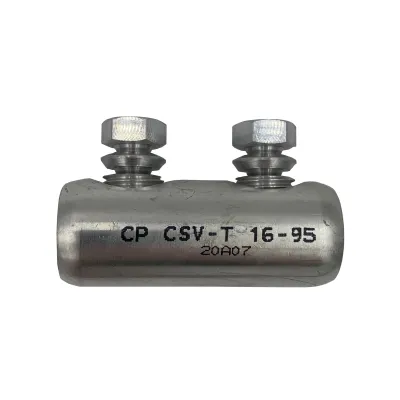 Cellpack Schraubverbinder CSV-T 16-95 | für Alu- & Kupferleiter | 16-95 mm² | längsdicht | verzinnt | 4 Schrauben