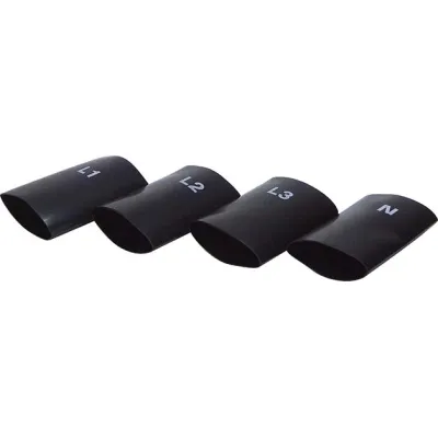 Cellpack Schrumpfschlauch-Set SR2LK 25-70 | 3:1 Schrumpfrate | 22-6 mm | 50 m | Polyolefin | halogenfrei | schwarz