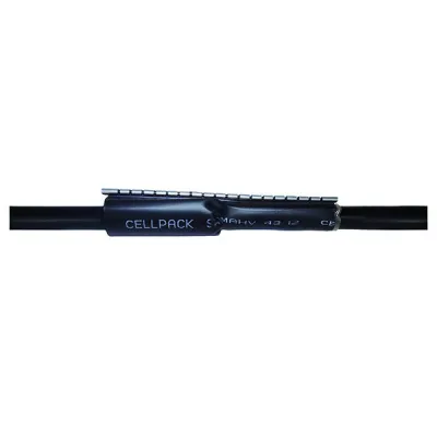 Cellpack Schrumpfmanschette SRMAHV 43-12/750 | 52/12 mm | 750 mm | halogenfrei | UV-beständig | schwarz