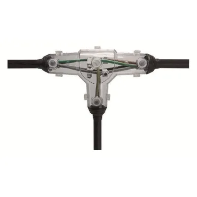 Cellpack Gießharz-Abzweigmuffe T3 131151 | Abzweig 4x50mm² Hauptkabel | 4x25mm² Abzweig | 1kV | halogenfrei | für N(A)YY