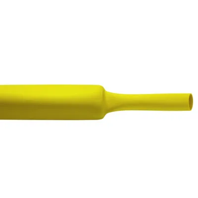 Cellpack Warmschrumpfschlauch SR1F3 39-13/1000 | Schrumpfrate 3:1 | 39-13mm | dünnwandig | 1m | Polyolefin | gelb