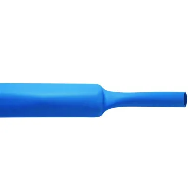 CELLPACK Warmschrumpfschlauch SR1F 51-25,4mm | Schrumpfrate 2:1 | dünnwandig | 1m | Polyolefin | blau