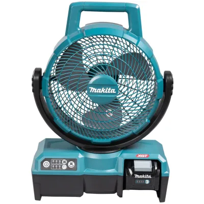 Makita Akku-Ventilator CF001GZ XGT 40V max | Umluftventilator | 3 Stufen | Oszillation | 235 mm | türkis