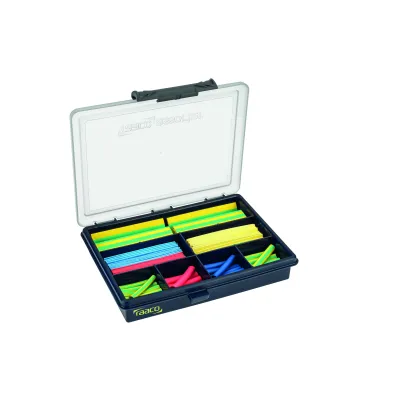 CIMCO Schrumpfschlauch-Set 110-teilig | 2:1 Schrumpfrate | 3,5-12,5mm | mehrfarbig | halogenfrei