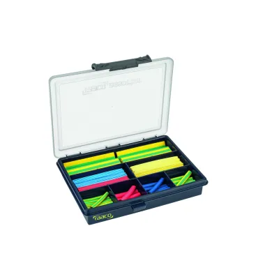 CIMCO Schrumpfschlauch-Set 110-teilig | 2:1 Schrumpfrate | 3,5-12,5mm | mehrfarbig | halogenfrei