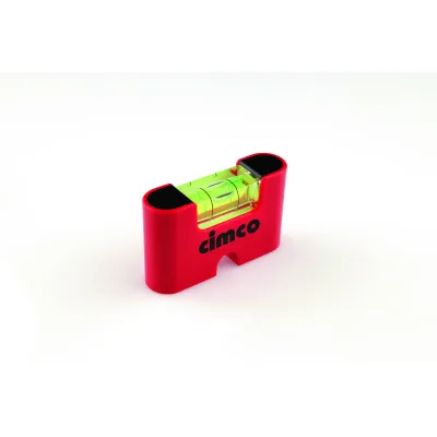 Cimco Wasserwaage Steckdose 211555 | Dosenwasserwaage mit Magnet | 99 mm | 1 Libelle | Kunststoff