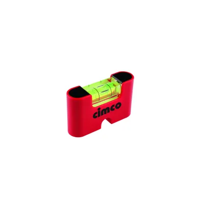 Cimco Wasserwaage Steckdose 211555 | Dosenwasserwaage mit Magnet | 99 mm | 1 Libelle | Kunststoff