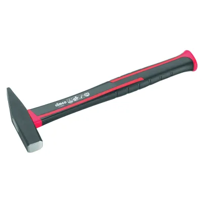 Cimco Schlosserhammer 300g | ergonomischer 3K-GFK-Stiel | rostfreier Stahlkopf | antimagnetisch | Stielschutz