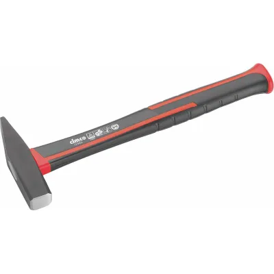 Cimco Schlosserhammer 300g | ergonomischer 3K-GFK-Stiel | rostfreier Stahlkopf | antimagnetisch | Stielschutz