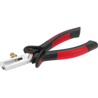 Cimco Abisolierzange 100686 | VDE 1000V isoliert | 160mm | 0,75-6mm² | 2-Komponenten-Griff | ergonomisch | verchromt