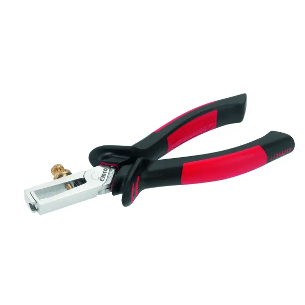 Cimco Abisolierzange 100686 | VDE 1000V isoliert | 160mm | 0,75-6mm² | 2-Komponenten-Griff | ergonomisch | verchromt