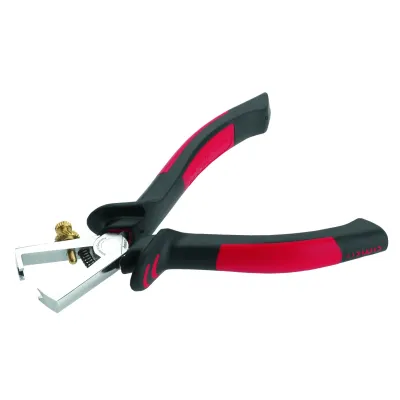 Cimco Abisolierzange 100686 | VDE 1000V isoliert | 160mm | 0,75-6mm² | 2-Komponenten-Griff | ergonomisch | verchromt