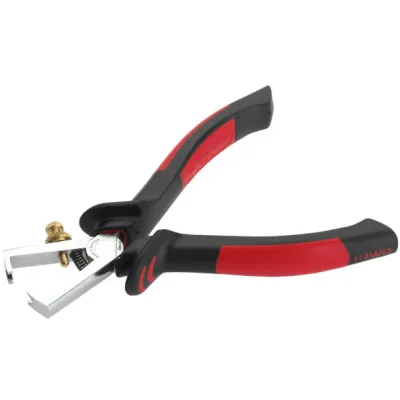 Cimco Abisolierzange 100686 | VDE 1000V isoliert | 160mm | 0,75-6mm² | 2-Komponenten-Griff | ergonomisch | verchromt