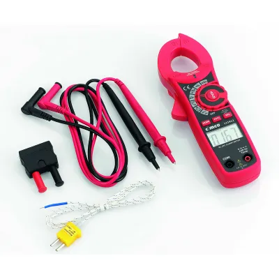Cimco AC/DC Mini-Stromzange 111412 | 400A | CAT III 600V | Multimeter | NCV | 30 mm Zangenöffnung