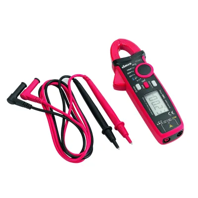 Cimco Stromzange 111411 | AC/DC TrueRMS Multimeter | 100A | CAT II 600V | CAT III 300V | NCV | Kapazitätsmessung | Weiß