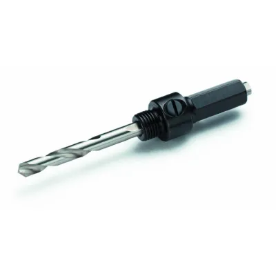 Cimco Aufnahmeschaft 207580 | Lochsägen-Aufnahmeschaft 9,5 mm Sechskant | für HSS-Bi-Metall | Ø 14-30 mm