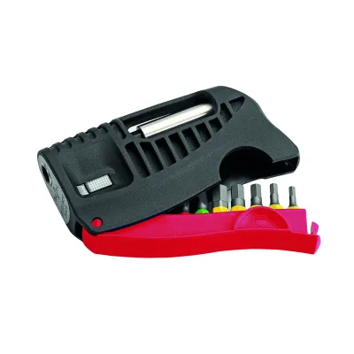 Cimco Bit-Box Set 10-teilig 114594 | Ratschenfunktion | Magnet-Bithalter | Schlitz PH2 PZ2 Torx T15 T20 | ergonomisch