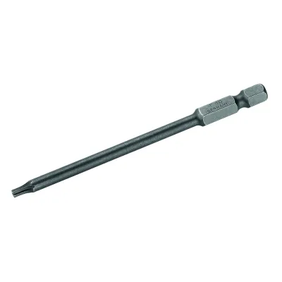 Cimco Schrauberbit 114575 | Torx T20 Bit mit Loch | 1/4 Zoll | 90 mm Länge | Tamper Resistant | Innensechsrund
