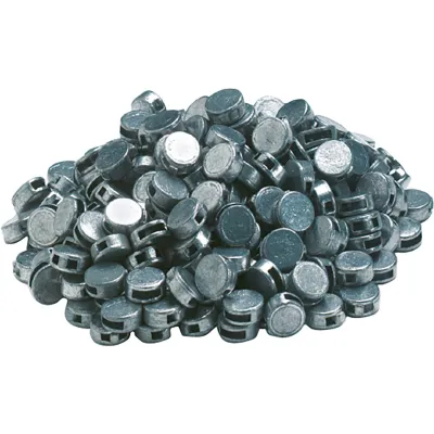 Cimco Bleiplomben 140750 | 8 mm Ø | ca. 850 Stück | 1 kg | Blei | Sicherheitsplomben