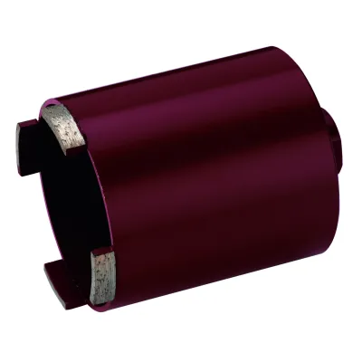 Cimco Diamantbohrkrone 208802 | 68 mm x 90 mm M16 | Beton, Ziegel, Kalksandstein | Nass-/Trockenschnitt | Rot