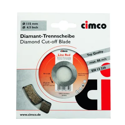 CIMCO Diamanttrennscheibe D=150mm 20 8758