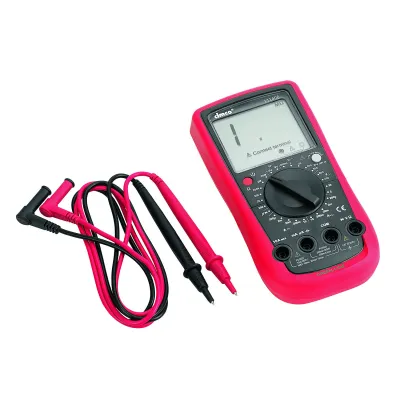 Cimco Digital-Multimeter 111408 | CAT III 600V | 2000 Counts | Data Hold | Durchgangsprüfung | robust