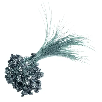 Cimco Drahtbleiplomben 140760 (VE450) | Plomben Blei 8 mm Ø | Spiraldraht 200 mm | ca. 450 Stück | 1 kg-Packung