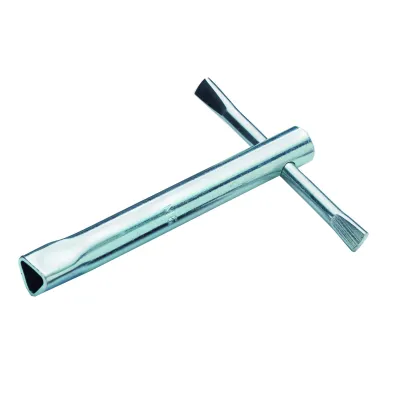 Cimco Dreikant-Steckschlüssel 112902 | DIN 22417 | T-Griff | SW 7 mm | M4 | Länge 70 mm | verzinkt