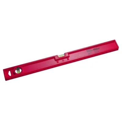 Cimco Elektriker Sicherheits-Wasserwaage 211435 | 400 mm Länge | 2 Libellen | Kunststoff | nicht magnetisch | rot