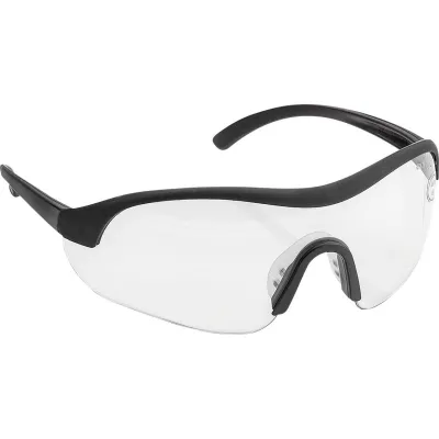 Cimco Schutzbrille Explorer 140205 | Elektriker-Schutzbrille EN 166 | kratzfest | Polycarbonat | Größe L | schwarz