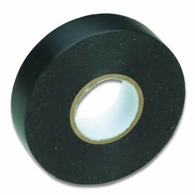 Cimco Elektro-Isolierband 160262 | Allwetter Hochleistungs-Klebeband | 25 mm x 20 m | PVC | UV-beständig | schwarz
