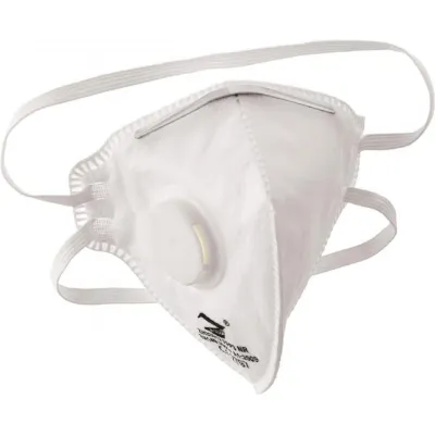 CIMCO Feinstaubmaske FFP3 141280 | Atemschutzmaske EN 149:2001+A1:2009 | ohne Ausatemventil | weiß | robust