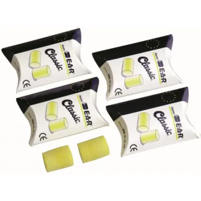 Cimco Gehörschutzstöpsel 140279 | 5 Paar | waschbar | konisch | SNR 28 dB | Schaumgummi | Mehrweg | Einheitsgröße