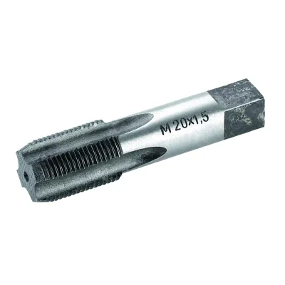 Cimco Gewindebohrer 140854 | M20 x 1,5 mm metrisch | HSS | Maschinengewindebohrer | Gesamtlänge 80 mm | 4 Schneiden