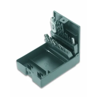 Cimco Gewindebohrer Set 15-tlg. | HSS | M3–M12 | DIN 352/B | metrisch | Metallkassette