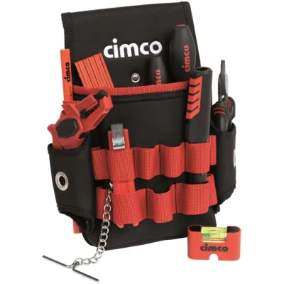 CIMCO Gürteltasche Elektriker Inkl. 9 Werkzeugen 170613