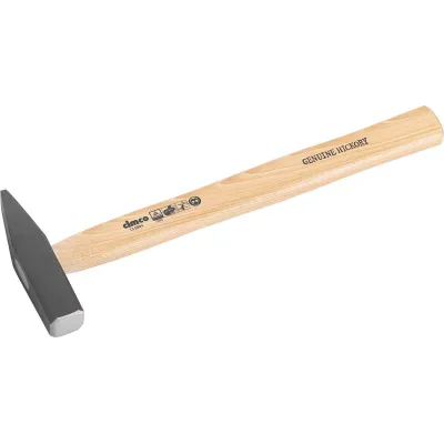 Cimco Schlosserhammer 130804 | DIN 1041 | 300g | polierter Eschenstiel | rostfreier Stahl | 300 mm | Holz