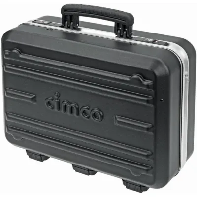 Cimco Werkzeugkoffer 170075 | Hartschalenkoffer leer | ABS-Kunststoff | Aluminiumrahmen | abschließbar | 440x180x340mm