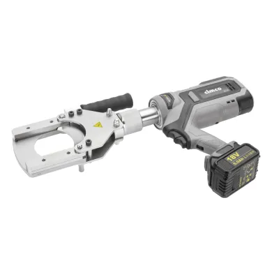 Cimco Hydraulischer Akkuschneider 106670 | bis 85mm | Pistolenform CimCut85 | 55 kN | 18V Li-Ion | 360° drehbar