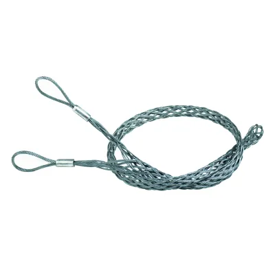 Cimco Kabelziehstrumpf 142521 | Kabeldurchmesser 20-30 mm | Stahl | 2 Seilschlaufen | offen | max. Zugkraft 22,6 kN