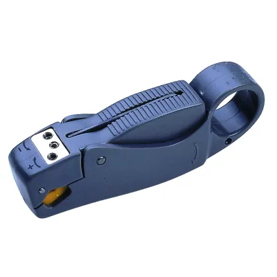 Cimco Abisolierwerkzeug für Koaxialkabel RG 6/58/59/62 | einstellbar | 3 Messer | 110 mm