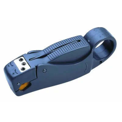 Cimco Abisolierwerkzeug für Koaxialkabel RG 6/58/59/62 | einstellbar | 3 Messer | 110 mm